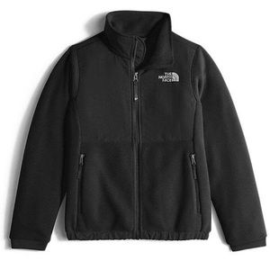 North Face Denali Fleece Jacket in Black- Girls XL